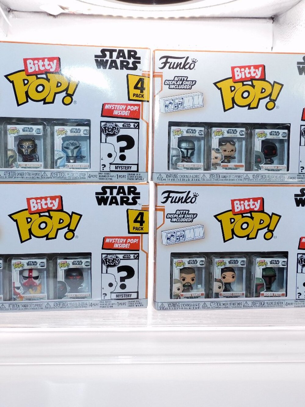 Funko Bitty Pop Star Wars Mandalorian 16 Fig Grogu Bo Katan Moff Gideon NEW